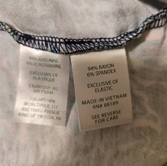 Lilly Pulitzer Talley Smocked Dress Low Tide Navy Catty Purrsonality S - Picture 3 of 7